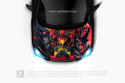 Wolverine Car Decal X-Men Made With Top 3M Vinyl - 10KWRAPS
