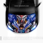 Gundam Anime Car Wraps 19 Made With Top 3MVinyl-10KWRAPS