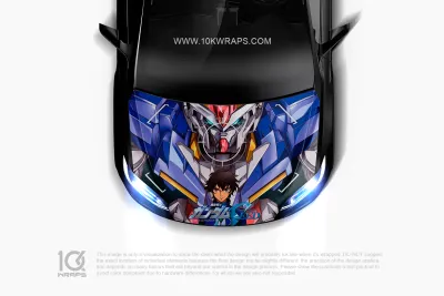 Gundam Anime Car Wraps 19 Made With Top 3MVinyl-10KWRAPS