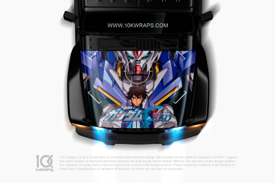 Gundam Anime Car Wraps 19 Made With Top 3MVinyl-10KWRAPS