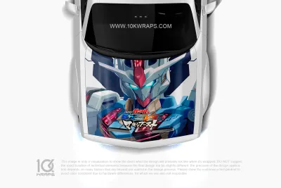 Anime Gundam Car Wraps Made With Top 3MVinyl - 10KWRAPS