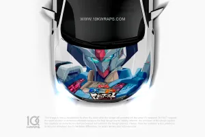 Anime Gundam Car Wraps Made With Top 3MVinyl - 10KWRAPS