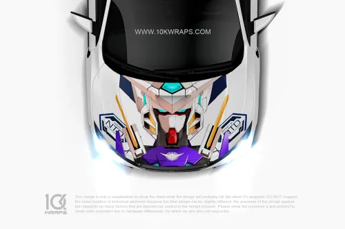 Anime Gundam Car Wraps Made With Top 3MVinyl - 10KWRAPS