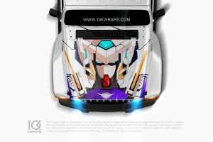 Anime Gundam Car Wraps Made With Top 3MVinyl - 10KWRAPS