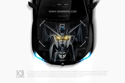 Anime Gundam Car Wraps Made With Top 3MVinyl - 10KWRAPS