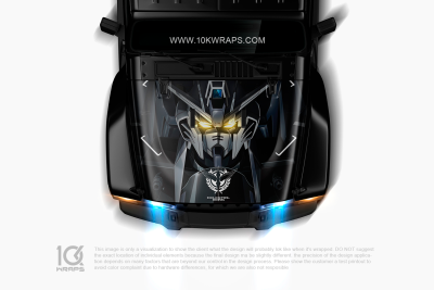 Anime Gundam Car Wraps Made With Top 3MVinyl - 10KWRAPS