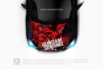 Anime Gundam Car Wraps Made With Top 3MVinyl - 10KWRAPS