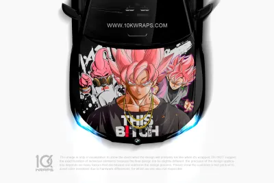 Dragon Ball Z Car Wraps 21 Made With Top 3M Vinyl-10KWRAPS