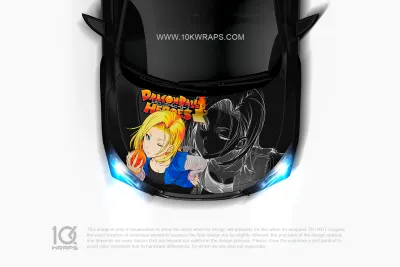 Dragon Ball Z Car Decal Stickers Made With Top 3M Top Vinyl