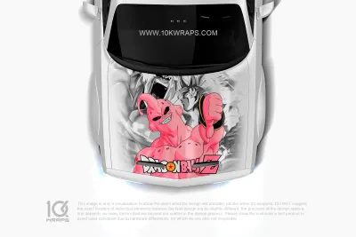 Dragon Ball Z Car Decal Stickers Made With Top 3M Top Vinyl