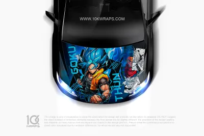 Dragon Ball Z Car Decal Stickers Made With Top 3M Top Vinyl