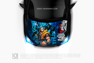 Dragon Ball Z Car Decal Stickers Made With Top 3M Top Vinyl