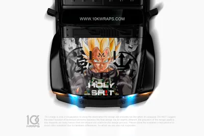 Dragon Ball Z Car Decal Stickers Made With Top 3M Top Vinyl