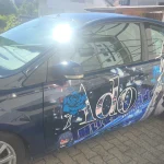 Ado Anime Car Wrap for 2008 Ford Focus Coupe Facelift / 2009 Ford Focus RS MK2