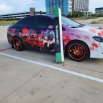 Tokyo Ghoul Ken Kaneki Car Wrap for Subaru WRX – Custom Anime Itasha Design