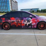 Tokyo Ghoul Ken Kaneki Car Wrap for Subaru WRX – Custom Anime Itasha Design