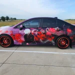 Tokyo Ghoul Ken Kaneki Car Wrap for Subaru WRX – Custom Anime Itasha Design