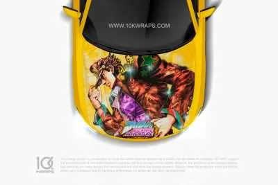Jojo's Bizarre Adventure Car Wraps 01 Made With Top 3M Vinyl