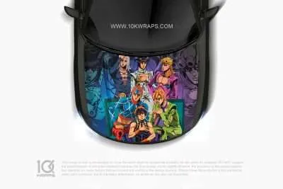 Jojo's Bizarre Adventure Car Decal 51 Made With Top 3M Vinyl