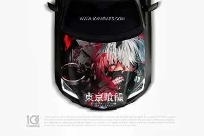 Tokyo Ghoul Car Wraps 07 Made With Top 3M Vinyl - 10KWRAPS