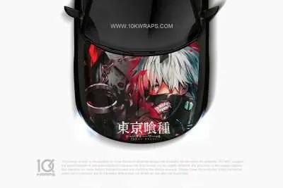 Tokyo Ghoul Car Wraps 07 Made With Top 3M Vinyl - 10KWRAPS
