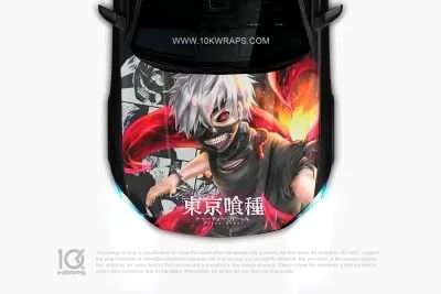 Tokyo Ghoul Car Sticker 52 Made With Top 3M Vinyl - 10KWRAPS