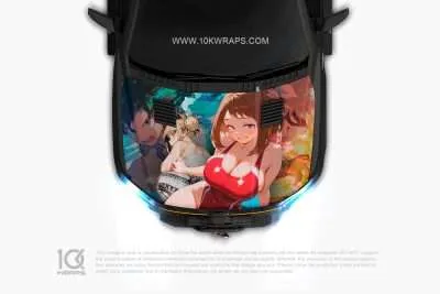Itasha Car Wrap 02 Made With Top 3M Vinyl - 10KWRAPS