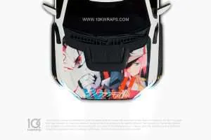 ZeroTwo Anime Car Wraps 16 Made With Top 3MVinyl-10KWRAPS