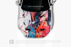 ZeroTwo Anime Car Wraps 16 Made With Top 3MVinyl-10KWRAPS