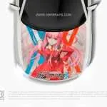 ZeroTwo Anime Car Sticker 51 Made With Top 3M Vinyl Itasha Car