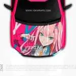 ZeroTwo Anime Car Sticker 51 Made With Top 3M Vinyl Itasha Car