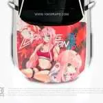ZeroTwo Anime Car Sticker 51 Made With Top 3M Vinyl Itasha Car
