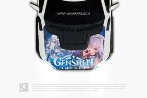 Genshin Impact Car Stickers Made With Top 3M Anime Itasha Vinyl
