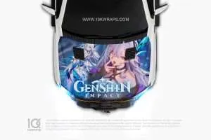 Genshin Impact Car Stickers Made With Top 3M Anime Itasha Vinyl