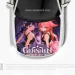 Genshin Impact Car Decals Made With Top 3M Anime Itasha Vinyl