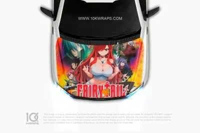 Fairy Tail Car Accessories Anime Stickers Itasha Car 3M Vinyl Wrap