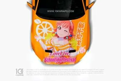 Love Live! Anime Car Wraps Made With Top 3M Vinyl - 10KWRAPS