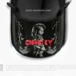 Chucky Car Hood Wrap [CK-02] - 10K Wraps | Horror Car Wrap