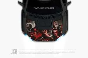 Chucky Car Hood Wrap [CK-54] - 10K Wraps | Horror Car Sticker