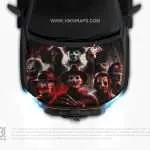 Chucky Car Hood Wrap [CK-54] - 10K Wraps | Horror Car Sticker