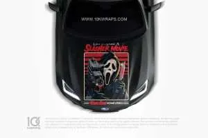 Chucky Car Hood Wrap [CK-55] - 10K Wraps | Horror Car Decals