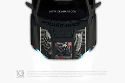 Chucky Car Hood Wrap [CK-55] - 10K Wraps | Horror Car Decals