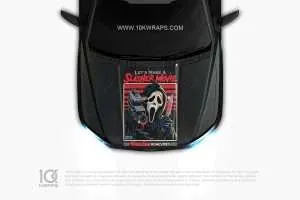 Chucky Car Hood Wrap [CK-55] - 10K Wraps | Horror Car Decals