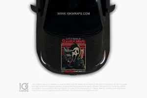 Chucky Car Hood Wrap [CK-55] - 10K Wraps | Horror Car Decals