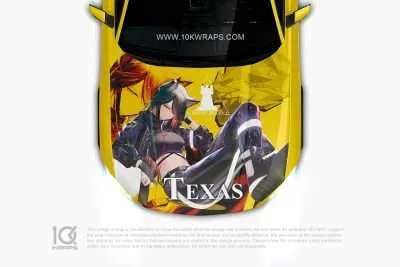 Itasha Car Wrap 02 Made With Top 3M Vinyl - 10KWRAPS