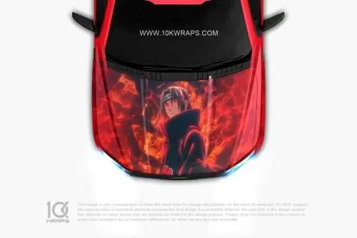 Itachi Car Decal Naruto Anime Sticker – Custom Itasha Vinyl Wrap