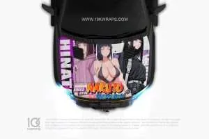 Naruto Car Accessories Style Decal – Custom Itasha Vinyl Wrap