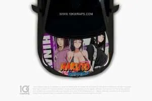 Naruto Car Accessories Style Decal – Custom Itasha Vinyl Wrap