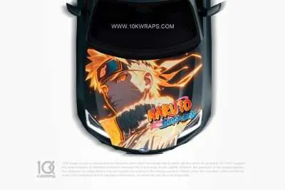 Car Stickers Naruto Anime Style Decal – Custom Itasha Vinyl Wrap