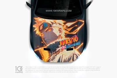 Car Stickers Naruto Anime Style Decal – Custom Itasha Vinyl Wrap